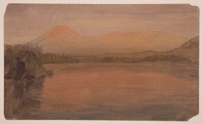 Monts Katahdin et Turner depuis le lac Katahdin - Frederic Edwin Church